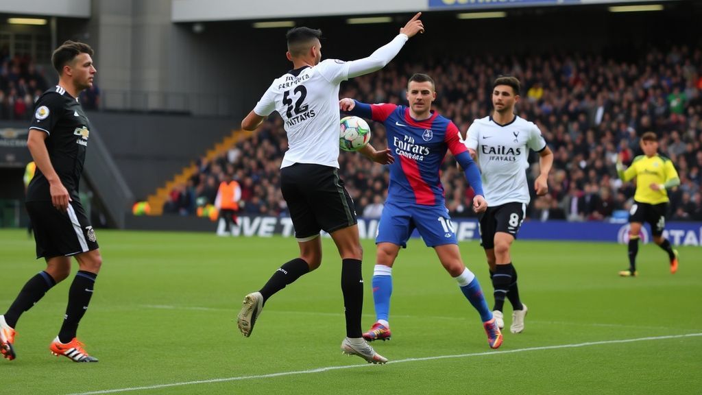 热刺1-3惨败水晶宫创11场不胜纪录，范德文染红图多尔帅位岌岌可危